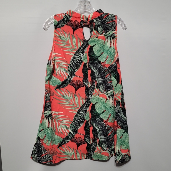 Palm leaf print top - Picture 3 of 3